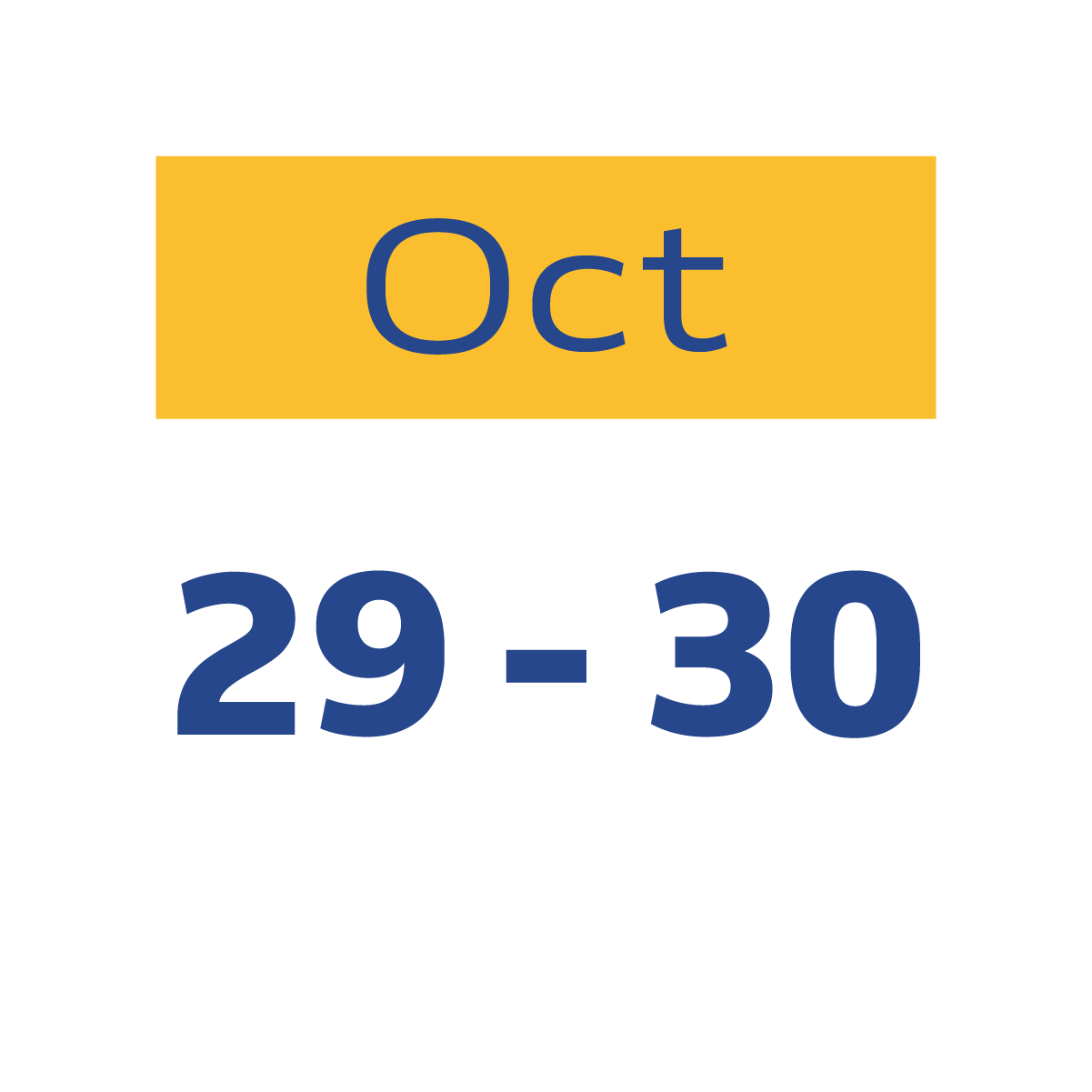 Miércoles 29 y jueves 30 de octubre, 2025